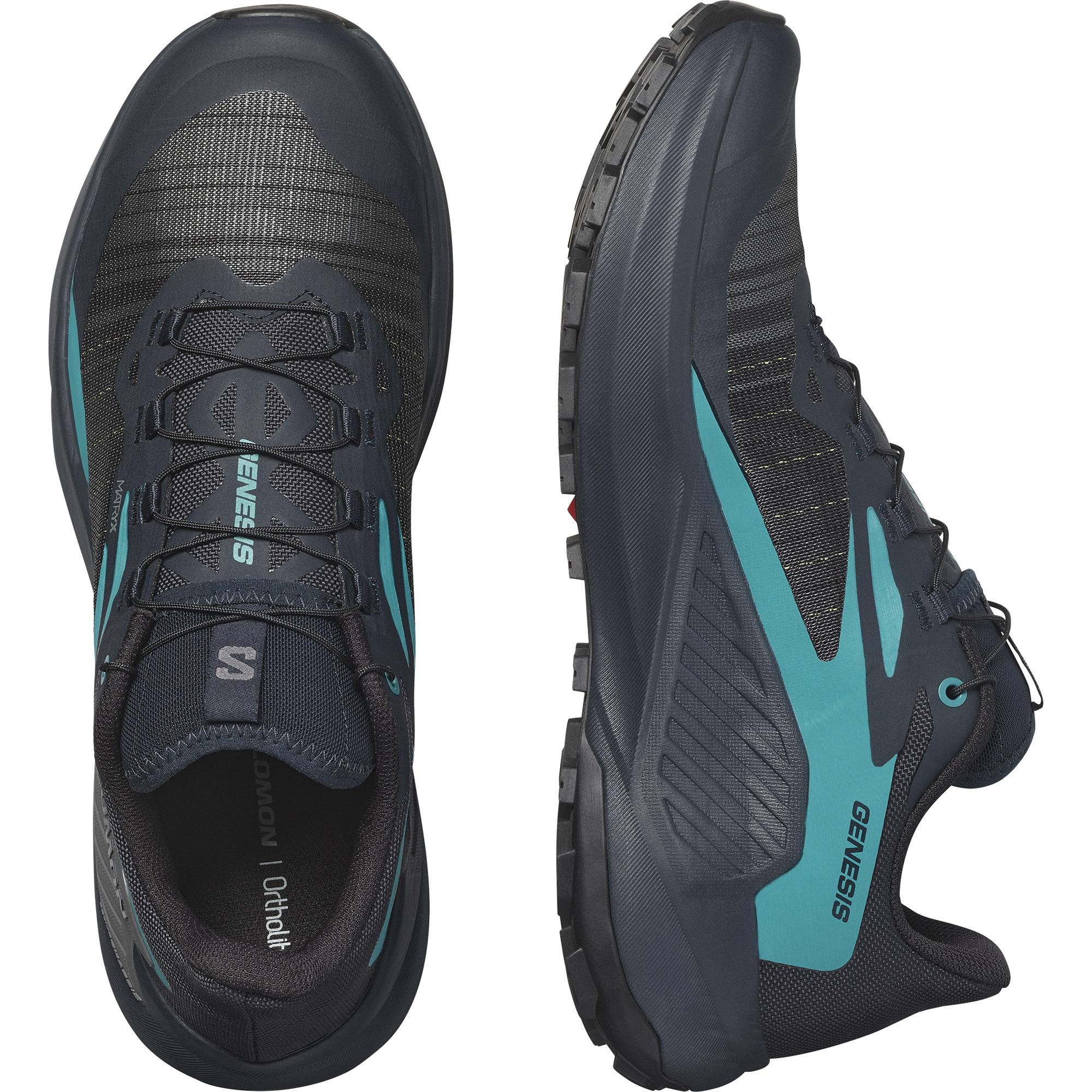 Salomon Men's Genesis Carbon/Tahitian Tide/Quiet Shade | Buy 